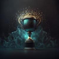 trophy illustration AI Generated photo