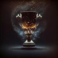 trophy illustration AI Generated photo