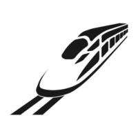 fast train icon vector