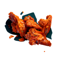 Buffalo wings png, transparent background png