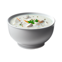 Clam chowder png, Transparent background png