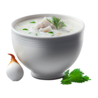 Clam chowder png, Transparent background png