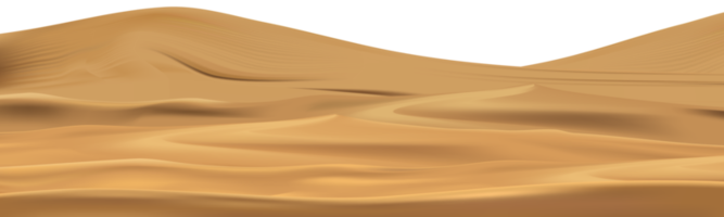 le sable dunes isoler, la nature paysage désert le sable vague, 3d illustration conception éléments pour Voyage d'aventure publicité, illustrations bannière toile de fond Contexte pour été annonce, vente, promotion png