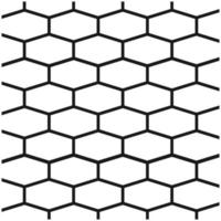 hexagon background vector