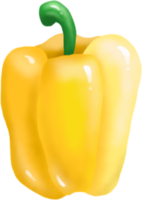 Pepper. Vegetable. Digital illustration png