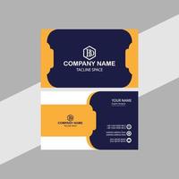 Vector Modern Creative and Clean Business Card Template.