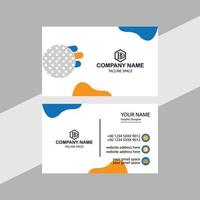 Vector Modern Creative and Clean Business Card Template.