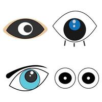 ojo icono vector