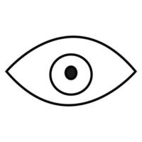 eye icon vector