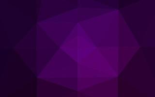 Dark Purple vector triangle mosaic cover.