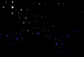 Dark multicolor, rainbow vector layout with circles, lines, rectangles.