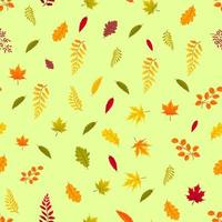Vector seamless pattern of leaves and flowers, background for textile or book covers, wallpapers, design, graphic art, printing, hobby, invitation.