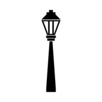 calle Encendiendo lámpara icono vector