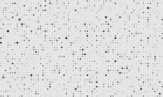 Gray white random dots vector background