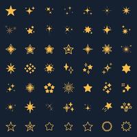 Set of vector yellow stars background, for web and web design.