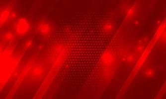 Red vector abstract background in neon style, with bright highlights.