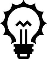 Idea solution icon symbol vector image. Illustration of the creative innovation concept design. EPS 10