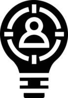 Idea solution icon symbol vector image. Illustration of the creative innovation concept design. EPS 10