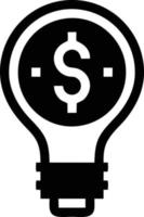 Idea solution icon symbol vector image. Illustration of the creative innovation concept design. EPS 10