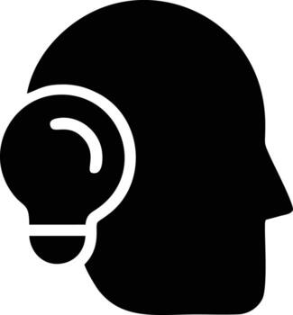 Idea solution icon symbol vector image. Illustration of the creative innovation concept design. EPS 10