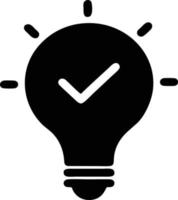Idea solution icon symbol vector image. Illustration of the creative innovation concept design. EPS 10