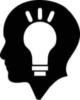Idea solution icon symbol vector image. Illustration of the creative innovation concept design. EPS 10