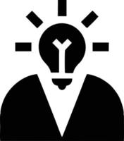 Idea solution icon symbol vector image. Illustration of the creative innovation concept design. EPS 10