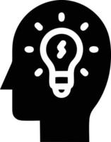 Idea solution icon symbol vector image. Illustration of the creative innovation concept design. EPS 10