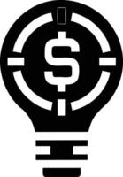 Idea solution icon symbol vector image. Illustration of the creative innovation concept design. EPS 10