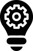 Idea solution icon symbol vector image. Illustration of the creative innovation concept design. EPS 10