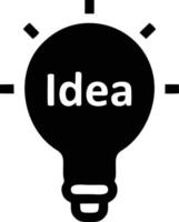 Idea solution icon symbol vector image. Illustration of the creative innovation concept design. EPS 10