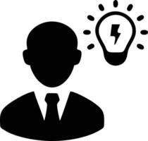 Idea solution icon symbol vector image. Illustration of the creative innovation concept design. EPS 10