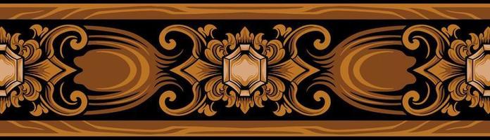 Classic ornament vector design for elements, editable color