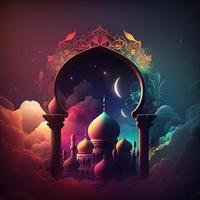 Islamic Background for Ramadan Kareem photo