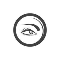 optical eye icon Logo vector Template illustration