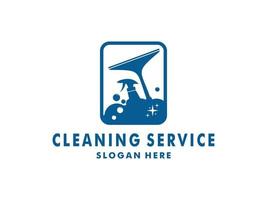 limpieza Servicio logo vector diseño inspiración