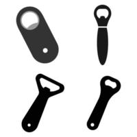 bottle opener icon vector