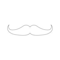 Bigote icono vektor vector