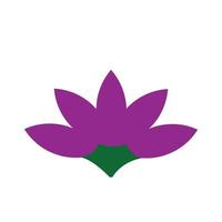 lotus flower icon vector