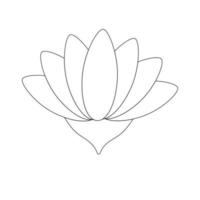 lotus flower icon vector