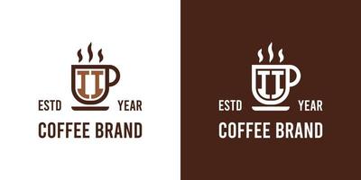 Letter II Coffee Logo, suitable for any business related to Coffee, Tea, or Other with II initials. vector