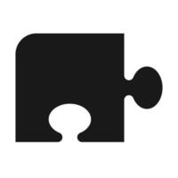 puzzle icon vector