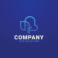 Technology Logo Company Design vector