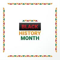 Black History Month vector