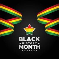 Black History Month vector