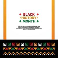 Black History Month vector