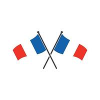 france flag vector illustration design