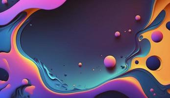 Fluid Abstract Liquid Background photo