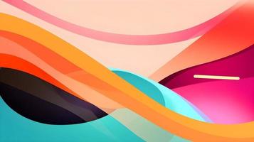 Abstract Wavy Background photo