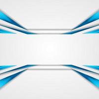 Abstract hi-tech futuristic blue and white glossy background vector